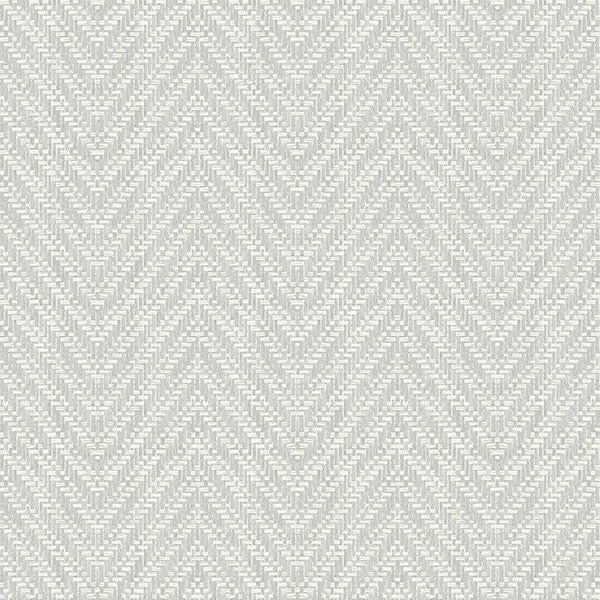 Glynn Light Grey Chevron Wallpaper from Georgia Collection