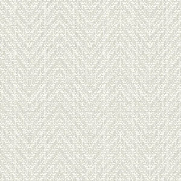 Glynn Silver Chevron Wallpaper from Georgia Collection