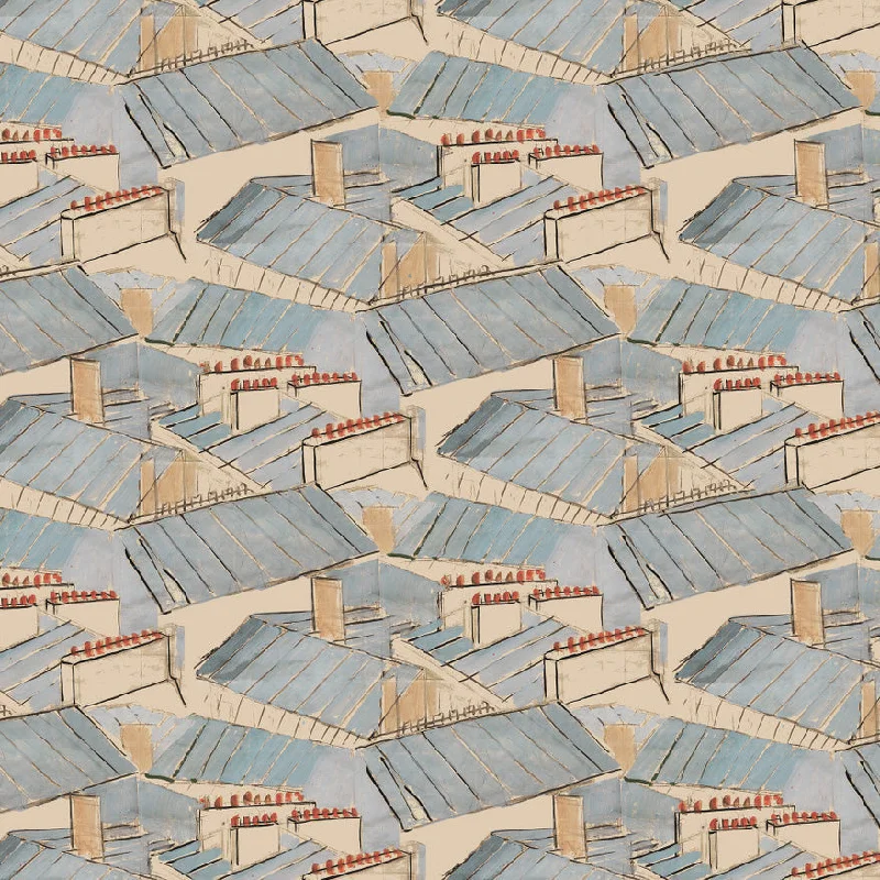 'Rooftops' Wallpaper by Paule Marrot