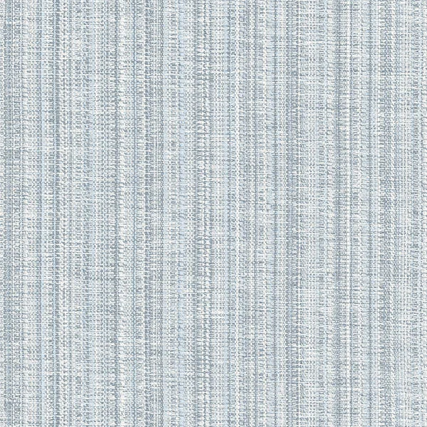 Simon Blue Woven Texture Wallpaper from Georgia Collection