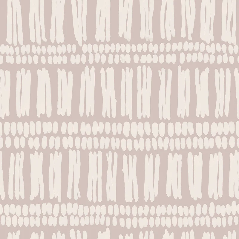 Tassels Wallpaper - Dusty Rose